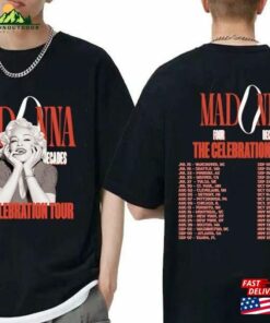 2023 Madonna Four Decades Tour Merch Shirt The Celebration T-Shirt Music Country Sweatshirt Classic