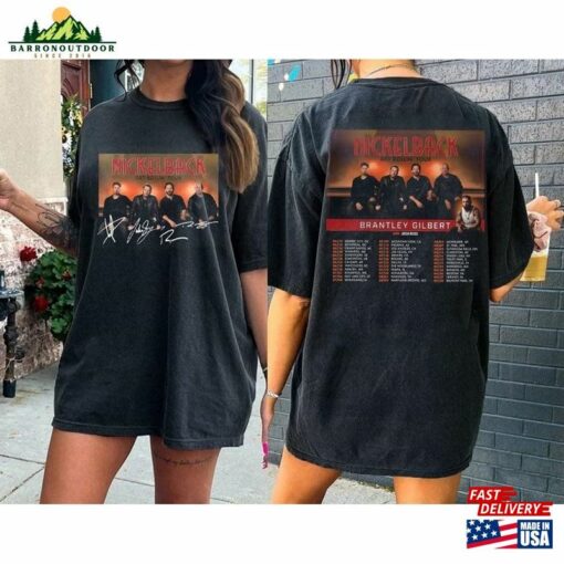 2023 Nickelback Band Concert Shirt Get Rollin Tour Nickleback Fan Gift Unisex T-Shirt