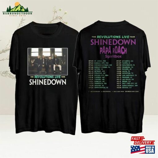 2023 Shinedown Band Tour Shirt Rock Music Concert Fan Gifts Sweatshirt Unisex