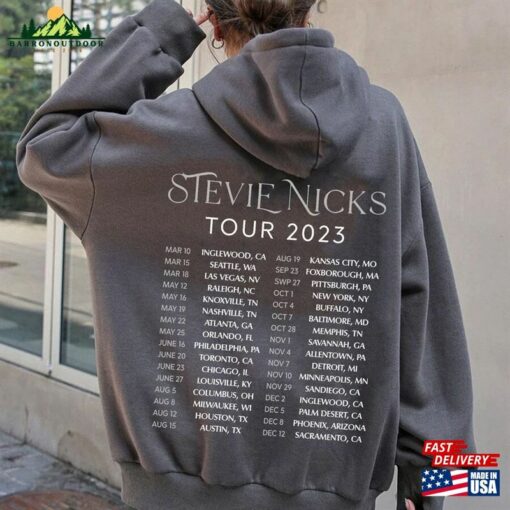 2023 Stevie Nicks Tour Live In Concert Shirt On Unisex Classic