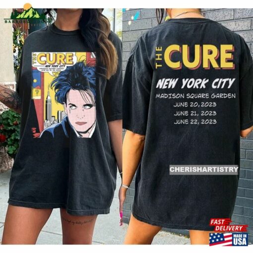 2023 The Cure New York 3 Night Event Tee Tour Shirt T-Shirt Unisex