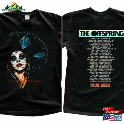 2023 The Offspring Let Bad Times Roll Us Tour T-Shirt Band Shirt Unisex