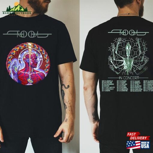 2023 Tool In Concert T-Shirt Band Fan Gift Shirt Rock Tour Sweatshirt Unisex