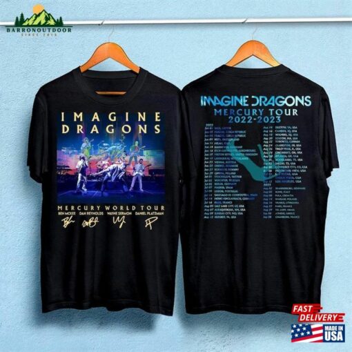 2023 Tour Imagine Dragons Mercury 2022 Shirt Concert Music Sweatshirt Hoodie