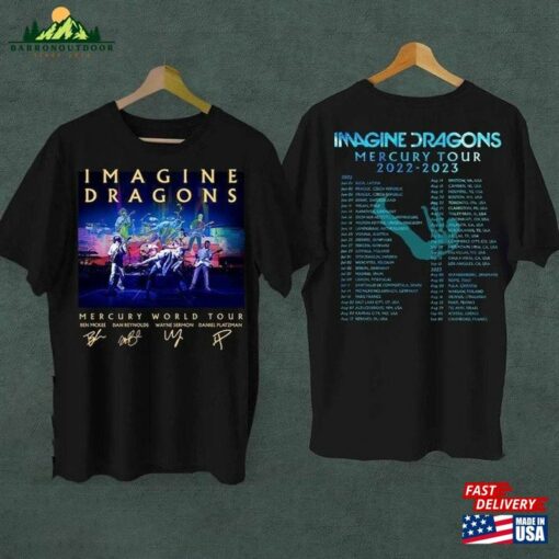 2023 Tour Imagine Dragons Mercury 2022 T-Shirt Shirt Sweatshirt Unisex