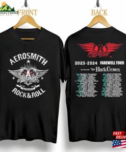 2023 Tour Peace Out Farewell Aerosmith Comfort Shirt Rock N Roll Tee Band Fan Unisex Sweatshirt