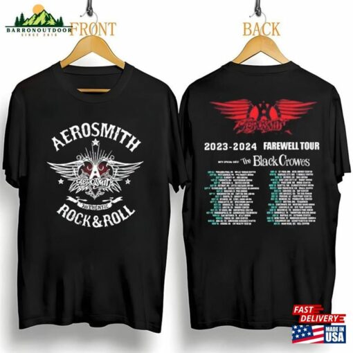 2023 Tour Peace Out Farewell Aerosmith Comfort Shirt Rock N Roll Tee Band Fan Unisex Sweatshirt