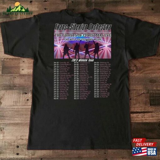 2023 Trans Siberian Orchestra The Ghosts Of Christmas Eve Winter Tour T-Shirt Hoodie Classic