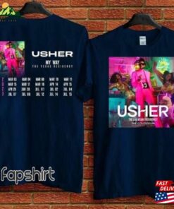 2023 Usher My Way The Vegas Residency Tour Shirt Rnb Music Concert T-Shirt Classic Hoodie
