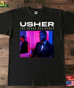 2023 Usher My Way The Vegas Residency Tour T-Shirt Us Classic