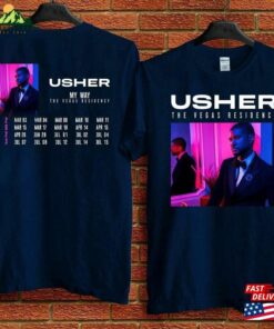 2023 Usher My Way The Vegas Residency Tour T-Shirt Us Classic 3 2023 Usher My Way The Vegas Residency Tour T Shirt Us Classic 4