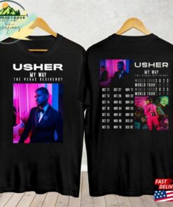 2023 Usher My Way The Vegas Residency Tour T-Shirt Us Hoodie 2023 Usher My Way The Vegas Residency Tour T-Shirt Us Hoodie