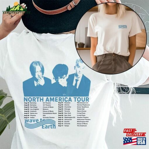 2023 Wave To Earth Us Tour Shirt Sweatshirt W2e Classic T-Shirt