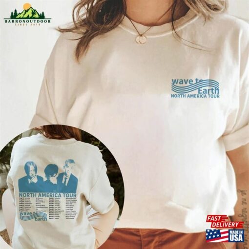 2023 Wave To Earth Us Tour Shirt Sweatshirt W2e Classic T-Shirt