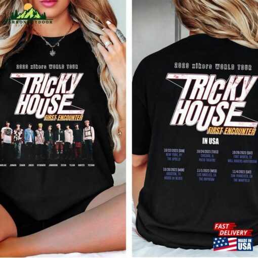 2023 Xikers World Tour Tricky House Shirt Kpop Of How To Play Album Hoodie Classic