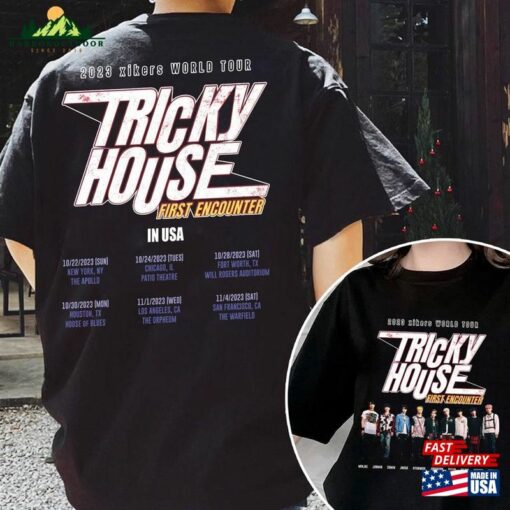 2023 Xikers World Tour Tricky House Shirt Kpop Of How To Play Album Hoodie Classic