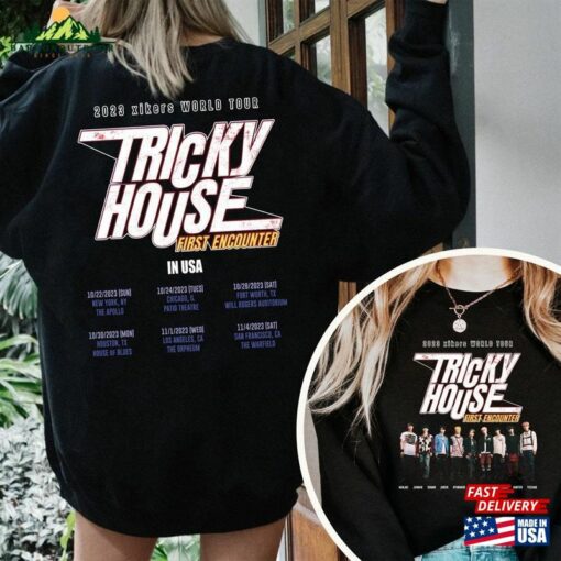 2023 Xikers World Tour Tricky House Shirt Kpop Of How To Play Album Hoodie Classic