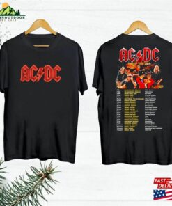 2024 Acdc Pwr Up Tour T-Shirt Logo Graphic Shirt Band Fan Gift Sweatshirt