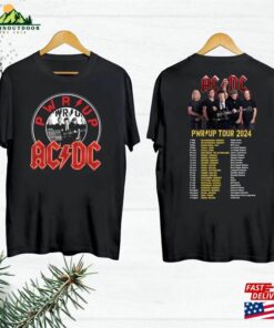 2024 Acdc Pwr Up World Tour T-Shirt Rock Band Concert Shirt 90S Vinatge Classic Unisex