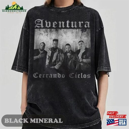 2024 Aventura Tour Concert Bachata Cerrando Ciclos T-Shirt Unisex