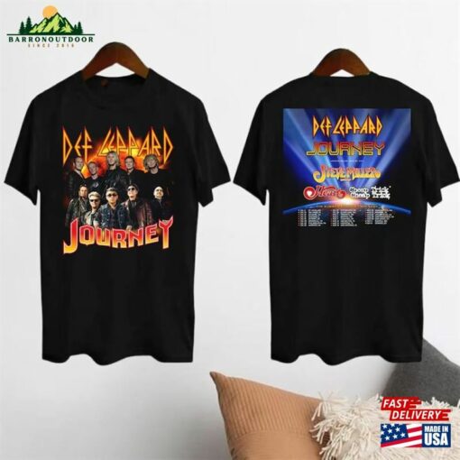 2024 Def Leppard And Journey Summer Stadium Tour Shirt Fan Band Sweatshirt T-Shirt