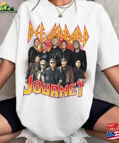 2024 Def Leppard And Journey Tour T-Shirt The Summer Stadium Shirt Fan Hoodie