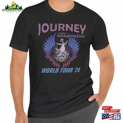 2024 Disney Figment Distressed Concert Shirt Epcot T-Shirt Classic Sweatshirt