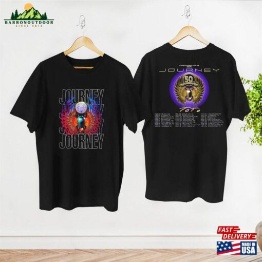 2024 Journey Band Freedom Tour Shirt Merch Rock Fan Gift Hoodie Unisex