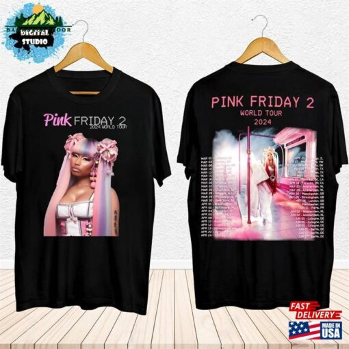 2024 Nicki Minaj Tour T-Shirt Gag City Shirt Pink Friday 2 Concert Classic