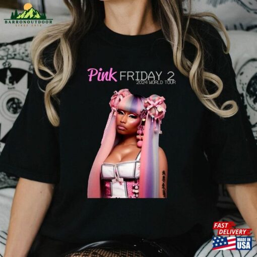 2024 Nicki Minaj Tour T-Shirt Merch Rapper Shirt Sweatshirt Unisex