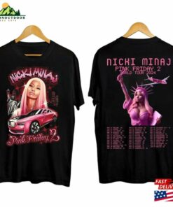2024 Nicki Minaj Tour T-Shirt Pink Friday 2 Concert Fan Gift Hoodie Unisex