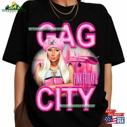 2024 Nicki Minaj Tour T-Shirt Pink Friday 2 Concert Shirt Fan Gift Unisex