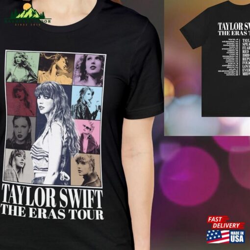 2024 The Eras Tour Concert Kids Two Sided Shirt Taylor International Dates Adult Bestseller T-Shirt Hoodie