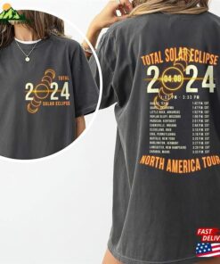 2024 Total Solar Eclipse North America Tour Shirt Astronomy Lover Gifts Hoodie Unisex 2 2024 Total Solar Eclipse North America Tour Shirt Astronomy Lover Gifts Hoodie Unisex 3