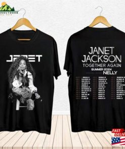 2024 Tour Janet Jackson Together Again T-Shirt 90S Vintage Shirt Fan Gifts Hoodie Classic