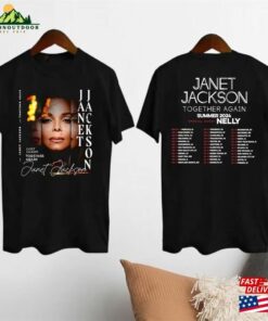 2024 Tour Janet Jackson Together Again T-Shirt 90S Vintage Shirt Fan Gifts Hoodie Unisex