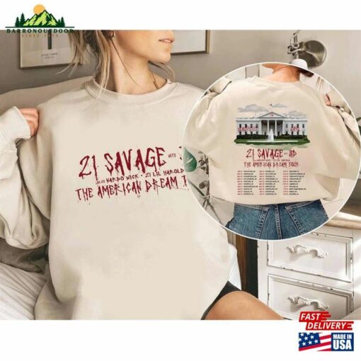 21 Savage The American Dream Tour 2024 Shirt Fan Unisex Classic