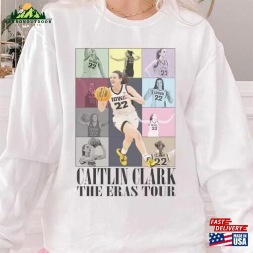 22 Caitlin Basketball Sweatshirt American Clark Shirt Unisex