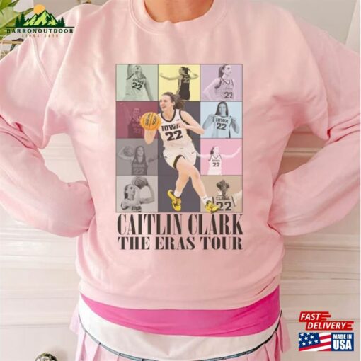 22 Caitlin Basketball Sweatshirt American Clark Shirt Unisex