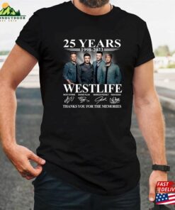 25 Years 1998 2023 Westlife Thanks For The Memories T-Shirt Sweartshirt Classic 3 25 Years 1998 2023 Westlife Thanks For The Memories T Shirt Sweartshirt Classic 4