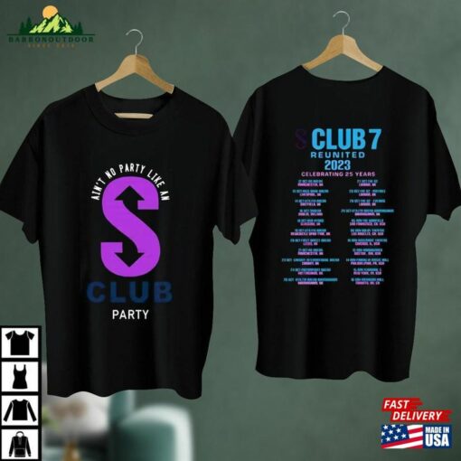 25Th Anniversary Concert Club 7 Uk Tour 2023 S Reunion Shirt T-Shirts T-Shirt Classic