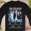 28 Years 1995 – 2023 Nsync Thank You For The Memories Signatures T-Shirt Shirt Vintage Classic Sweatshirt