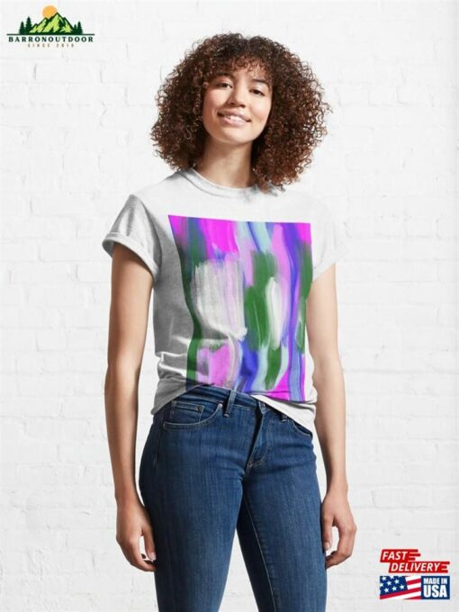 3 Abstract Painting Vivid Vibrant Colors 231130 Classic T-Shirt Hoodie