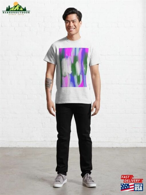 3 Abstract Painting Vivid Vibrant Colors 231130 Classic T-Shirt Hoodie