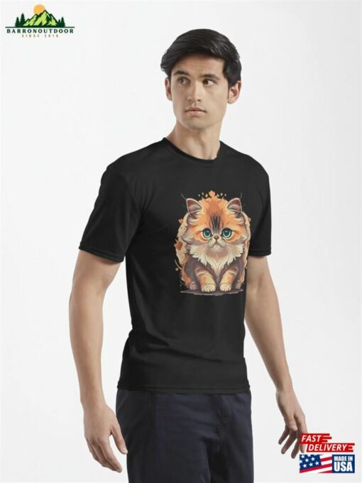 3 Cute Golden Shaded Persian Cat Active T-Shirt Classic Sweatshirt