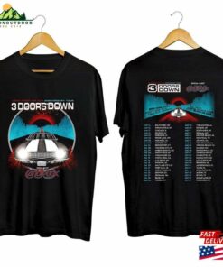3 Doors Down Band Shirt Away From The Sun Anniversary Tour 2023 Rock Concert Classic Unisex
