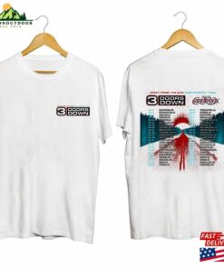 3 Doors Down Band Shirt Away From The Sun Anniversary Tour 2023 Rock Concert Unisex T-Shirt