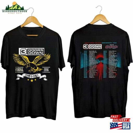 3 Doors Down Tour Shirt Away From The Sun Anniversary 2023 T-Shirt Sweatshirt