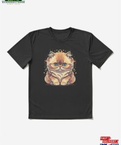 4 Cute Golden Shaded Persian Cat Active T-Shirt Unisex Classic