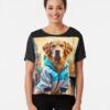 4 Dog Sitting With A Cellphone Design For Gift In Vintage And Retro Style Newest T T-Shirt Hoodie